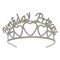 Party Central Club Pack of 6 Glittered 'Birthday Princess' Women Adult Tiara Costume Accessories - One Size